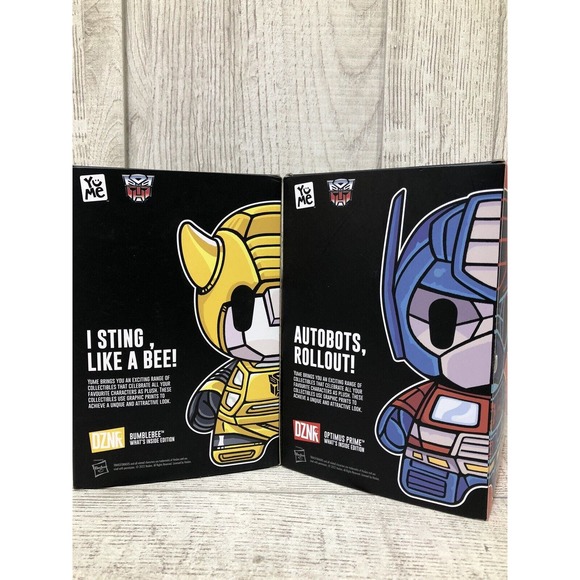 DZNR Optimus Prime Transformers Yume What’s Inside Edition #01 #02 Bumblebee New - Picture 3 of 9